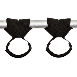 Ceinture d'assistance pour tractions Ztc487, nylon noir, lot de 2, équipement d'entraînement de force pour barre horizontale, barres parallèles, unisexe, tailles S, M, L - Product Image 4