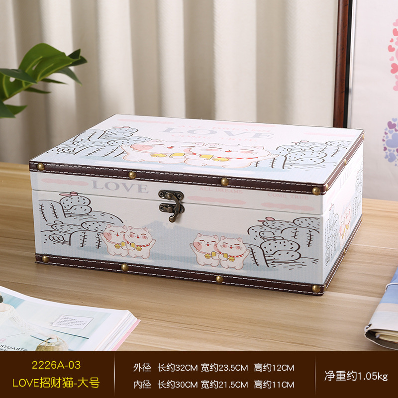 2226A-03--LOVE Lucky Cat-Tamaño grande