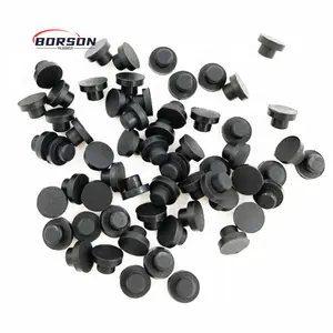 Factory Solid Hole Stopper rubber Customized small silicone hole Plugs 18-4-13 Stem grooved EPDM Neoprene NBR push in rub