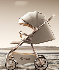 Lüks hafif yenidoğan 3in1 katlanabilir ikiz çocuk bebek arabası 2 çocuklar için çift bebek ve yürümeye başlayan bavul büyük tekerlek - Product Image 2