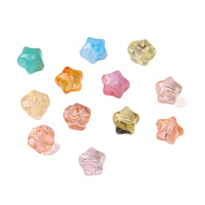 Cuentas de acrílico en forma de estrella, transparentes y translúcidas, para la fabricación de joyas, accesorios de bricolaje, 10 mm, colores surtidos - Product Image 5