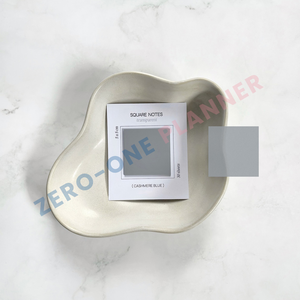 Tùy chỉnh hình vòng tròn tròn vuông Logo xoắn ốc rõ ràng pastel dễ thương cuốn sách <span class=keywords><strong>Memo</strong></span> Pads trong suốt ghi chú dính Set chủ - Product Image 2