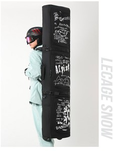 Nueva Bolsa de Esquí y Snowboard PLAYMAX Profesional Impermeable de Oxford 600d con Ruedas, 3 Compartimentos, Separación en Seco y Húmedo, Gran Capacidad para Viajes - Product Image 6