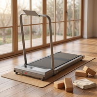 Cinta de correr inteligente plegable 2 en 1 para debajo del escritorio, al por mayor de fábrica, proveedor OEM/ODM de equipos de fitness para gimnasio en casa