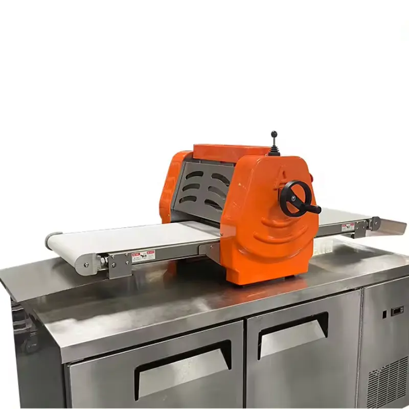 Máquina laminadora de masa de pan para panadería