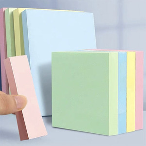 Karışık renk yapışkan notlar kare şekli kendinden yapışkanlı pedleri özel Logo baskı okul kırtasiye ofis malzemeleri için Memo <span class=keywords><strong>Pad</strong></span> - Product Image 2