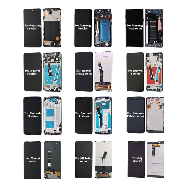Elekworld Display S7 Edge for Samsung for Galaxy A01 A02 A03S A10 A20 A30 A40 A50 LCD Display Screen Replacement