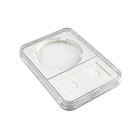 Boîtier de protection en plastique transparent à fermeture rapide pour pièces de monnaie certifiées NGC PCGS