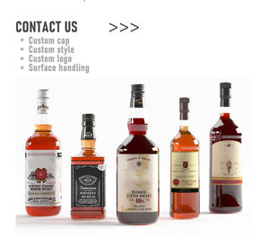 Biểu tượng tùy chỉnh 750 ml rõ ràng tùy chỉnh <span class=keywords><strong>claret</strong></span> rượu vang chai thủy tinh - Product Image 6