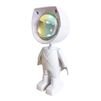 LED recargable por USB de Guangli para lámpara de puesta de sol de astronauta, luz arcoíris de ambiente moderno con cuerpo de PC, 1 unidad