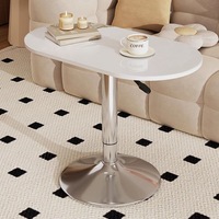 Muebles Grandes, Escritorio Pequeño para Computadora, Mesa Auxiliar Elevable para Sofá, Mesa de Centro Móvil Pequeña, Escritorio Giratorio para Oficina y Portátil