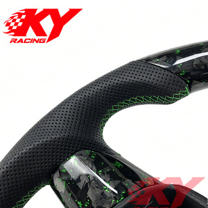 Volant de voiture sport personnalisé en fibre de carbone forgée pour Ford Focus MK2 MK3 MK4 ST RS XR ECOnetic RS500 2008 à 2015 - Product Image 2