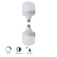 Bombilla LED Inteligente con Control Automático, Sensor de Movimiento, Eficiencia Energética, Alta Estabilidad para Iluminación de Seguridad en Sitios Industriales, Garajes y Pasillos