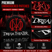 Badge personnalisé DIY avec broderie Street Fashion, groupe de rock Dream Theater