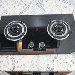 Tuya Smart fornello a Gas Top a due fuochi <span class=keywords><strong>da</strong></span> cucina con <span class=keywords><strong>forno</strong></span> elettrico <span class=keywords><strong>piano</strong></span> <span class=keywords><strong>cottura</strong></span> in vetro per uso esterno di casa Hotel - Product Image 5