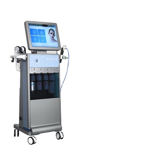 Appareil facial intelligent à écran tactile 6 en 1, machine de qualité supérieure en ABS et acier inoxydable, multifonction, nettoyage des pores, rajeunissement de la peau, salon - Product Image 1