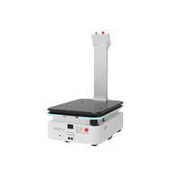 Robot de livraison industriel Reeman, capacité de charge de 300 kg, navigation laser SLAM, précision de 10 mm pour le déplacement d'équipements lourds, AGV