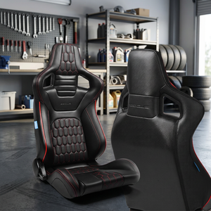 เบาะนั่งกีฬาหนัง PU รุ่น SSCUS OEM Ergonomic ออกแบบตามมาตรฐาน EURO 621 PU เพื่อการขับขี่ที่ดุดัน พร้อมการรองรับที่นั่งที่มั่นคงและปลอดภัย - Product Image 1