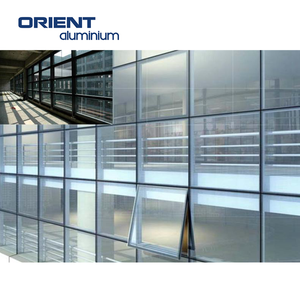 Mur rideau structurel en verre à cadre en aluminium étanche Skyscrape Coût par mètre carré Mur rideau en verre - Product Image 6