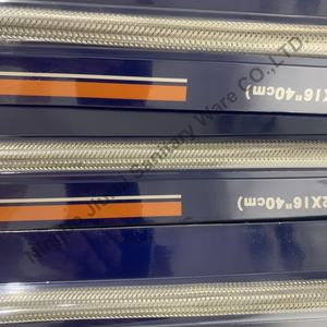 JiuRui HB-L-020 высококачественные Плетеные Гибкие шланги из нержавеющей стали с прочной латунной фурнитурой для сантехники - Product Image 4