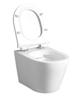Appareil sanitaire moderne en céramique Toilette suspendue au mur Réservoir dissimulé Salle de bain Structure monobloc en PP Télécommande pour usage domestique Prix de gros