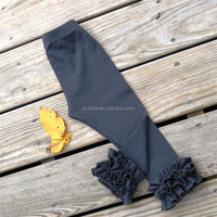 Vente Flash : Leggings à Volants pour Petites Filles, Conception Personnalisée, Dentelle Superposée, Vêtements pour Enfants ODM