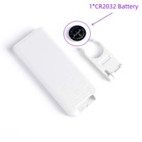 Nouvelle télécommande universelle simple et personnalisable pour ventilateur de plafond, 7 boutons, infrarouge, couleur blanc/noir, puce haute vitesse 2026