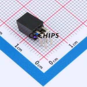 HC-PM254-8.5H-2x2PW-02A Pin Socket Bent Lead Through Hole,P=2.54mm Connector 2x2P 2.54mm 2.54mm Square Hole - Product Image 2