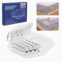 4 attaches pour draps de lit, sangles robustes, clips de serrage d'angle pour draps de lit, bandes de verrouillage, clips pour draps de lit
