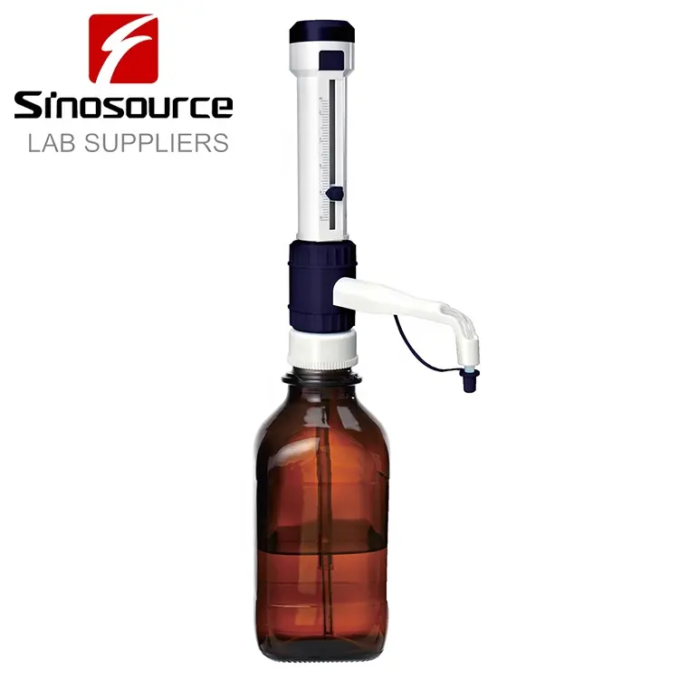 مستلزمات معمل قابلة للتعقيم عالية الجودة موزع زجاجة أعلى موزعات السوائل