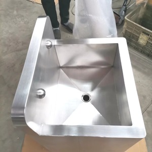 Évier simple en acier inoxydable 304 Changwang à double trou pour hôpital, école, salle blanche - Product Image 1