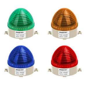 Luz de Alarma Intermitente LED CNAOM AOM-3072 AC220V, Lámpara de Señalización Industrial Silenciosa y Brillante - Product Image 1
