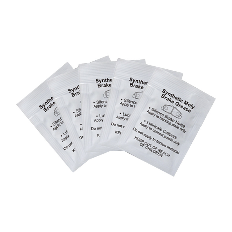 Небольшая упаковка смазки 3 г в упаковке, тормозная колодка, устойчивая к высоким температурам, тормозная паста для глушителя, тормозное масло