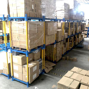 מתלה ערמה מתכתית מתקפלת עבור מחסן תעשייתי אחסון מדפים תעשייתיים stackacking - Product Image 2