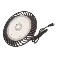 Projecteur UFO à puissance réglable 120W/160W/200W avec détecteur de mouvement IP65 en aluminium moulé sous pression, dimmable 0-10V, pour entrepôt, certifié ETL