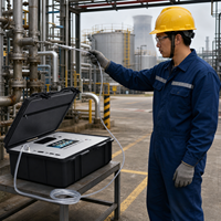 Analyseur de gaz industriel multi-gaz OC-2400S, détecteur de gaz portable 1-24 gaz pour la surveillance de la sécurité des installations chimiques, Ex ib IIB T3 IP65