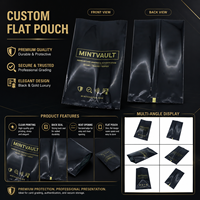 Pochette pour cartes à collectionner OEM ODM, MOQ 500, en aluminium laminé, imprimée, emballage personnalisé pour cartes