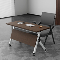 Table de conférence en bois massif écologique - Design moderne multifonctionnel pour la maison, le bureau, la salle à manger et la chambre