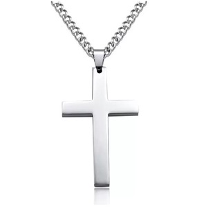 <span class=keywords><strong>Collier</strong></span> pendentif <span class=keywords><strong>croix</strong></span> et flèche plaqué <span class=keywords><strong>or</strong></span> 18 carats poli miroir, style hip-hop chrétien, pour hommes et femmes, idéal pour les cadeaux de fête - Vente en gros - Product Image 3