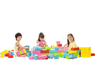Grand ensemble de blocs de construction en mousse EVA, blocs de construction de ville, sûrs et écologiques pour les enfants, personnalisables