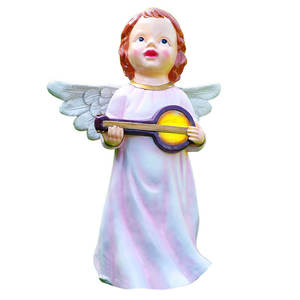 Personnages de musique d'ange et de dessin animé rétro de style europé<span class=keywords><strong>en</strong></span> Décorations de pelouse extérieures créatives Sculpture <span class=keywords><strong>en</strong></span> plâtre Artisanat <span class=keywords><strong>en</strong></span> résine durable - Product Image 5