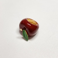 Nouvelle Mode Fruits Conception Pomme Fraise Citron Mignon Belle Anneaux Rouge Rose Jaune Doux Couleur Ajustée Dames Partie Bijoux