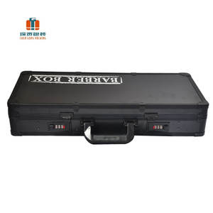 Valise de transport pour barbier en aluminium, accessoires pour outils de barbier, boîte à tatouage, rangement pour salon de coiffure, support de rangement pour coiffure, valise de transport pour barbier - Product Image 5