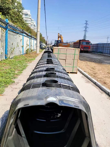 Canal d'infiltration d'<span class=keywords><strong>eau</strong></span> de pluie 1150*800*510mm Tunnels de drainage en plastique PP - Product Image 4