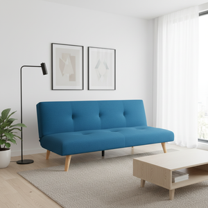 Ghế sofa giường đa năng kiểu Bắc Âu hiện đại Nisco, chất liệu mút hoạt tính, vải bọc, có thể kéo dài, thích hợp cho phòng khách, khách sạn, phòng ngủ, căn hộ, trung tâm thương mại - Product Image 1