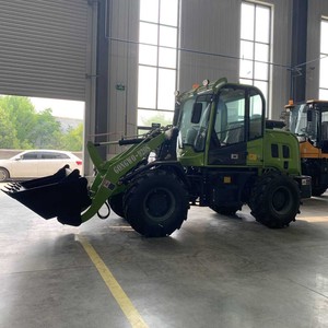 - 1 Ton Best Price New Frame Front Shovel Enclosed Cabin <b>Small</b> <b>Wheel</b> with Wide Tires for Sale - Product Image 6