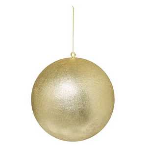 Sphère en polystyrène dorée scintillante, diamètre 40CM - Product Image 1