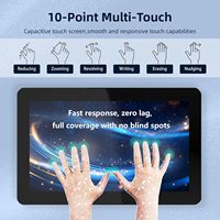 PC industriel tout-en-un avec écran tactile LCD IPS intégré de 18,5 pouces, Windows 11 Pro, IP65, automatisation GPIO (I5 12e génération)