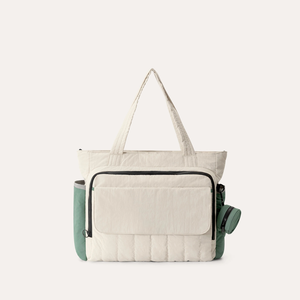 Bolsa de Pañales para Bebé Acolchada con Logotipo Personalizado, Impermeable, de Nailon, Gran Capacidad, Bolsa de Hombro de Viaje con Bolsa de Accesorios - Product Image 1
