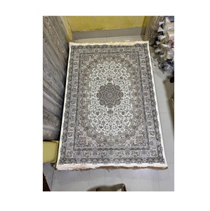 Alfombras de seda geométricas de diseñador de buena calidad, respaldo antideslizante resistente a la decoloración para pisos de casas modernas - Product Image 1